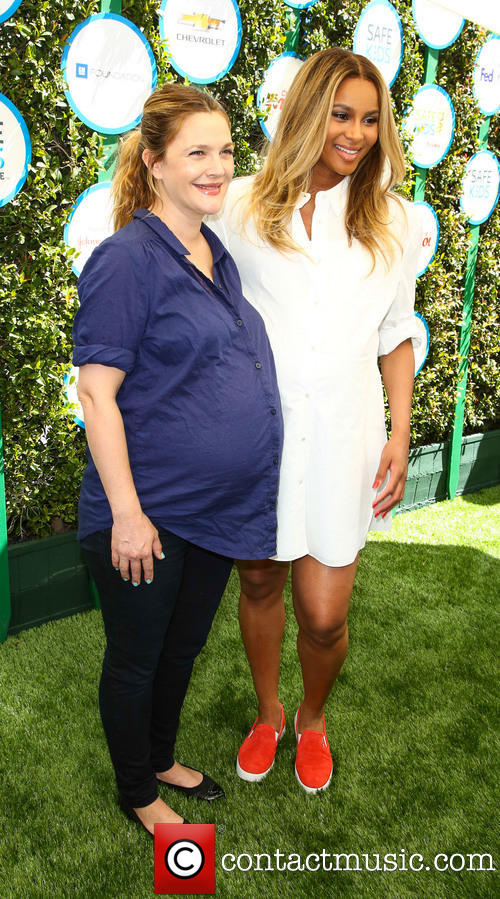 Drew Barrymore and Ciara