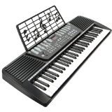 Hamzer 61 Key Electronic Music Piano Keyboard - Black