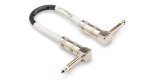 Hosa Cable CPE106 Guitar Patch Cable with Right Angle Ends - 6 inches