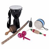 10-Piece Be Active Multicultural Music Kit (Teen/Adult) - explore the sounds of the world!