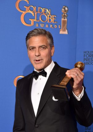 Geoge Clooney Golden Globes 2015