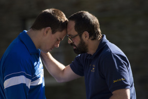 Channing Tatum and Mark Ruffalo in Foxcatcher