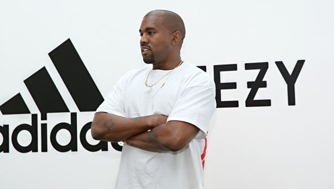 Kanye signed a large deal with Adidas