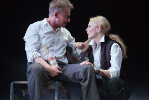 Richard Roxburgh and Cate Blanchett in 'The Present' on Broadway.