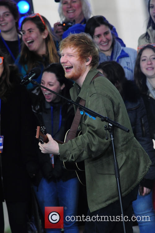 Ed Sheeran performs on The Today Show