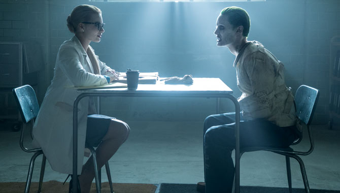 Margot Robbie and Jared Leto in 'Suicide Squad'