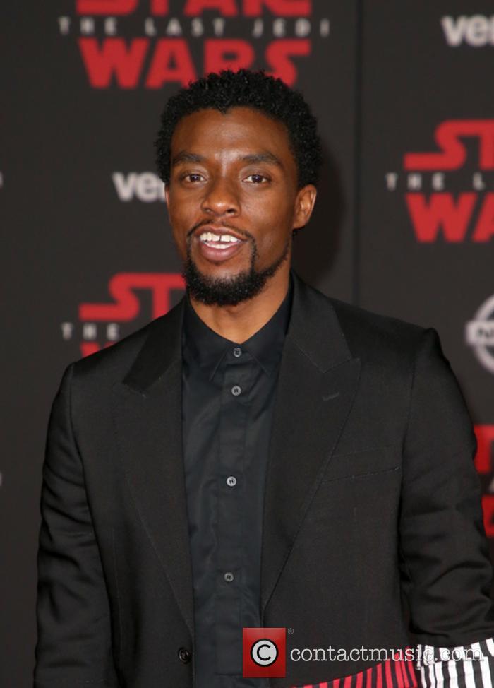 Chadwick Boseman at 'Star Wars: The Last Jedi' premiere