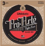 D’Addario EJ45-3D Pro-Arte Nylon Classical Guitar Strings, 