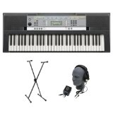 Yamaha YPT-240 61-Key Premium Keyboard Pack with Headphones, 