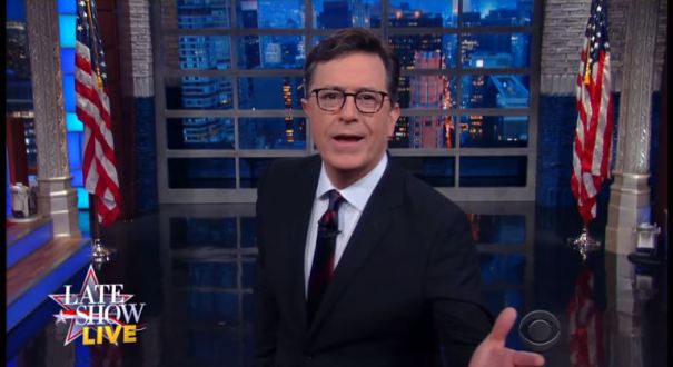 Stephen Colbert: Donald Trump Threatened To “Wipe His Fat 