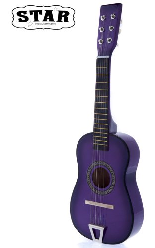 Star MG50-PL Kids Acoustic Toy Guitar 23-Inch, Purple 
