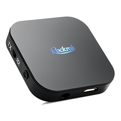 Bluetooth 4.1 Transmitter and Receiver, Rockrok Portable 