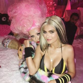 Kylie Jenner attends Christina Aguilera's birthday bash 