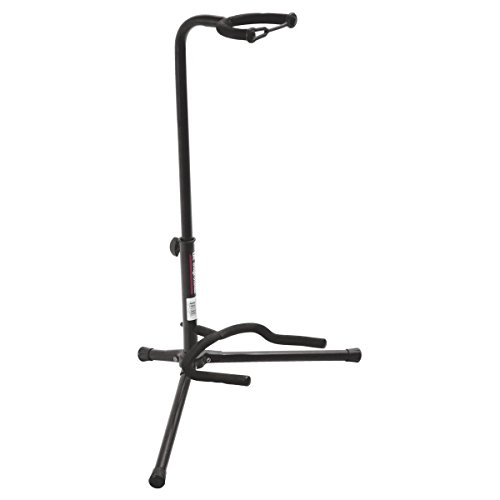 On Stage XCG4 Black Tripod Guitar Stand, Single Stand 