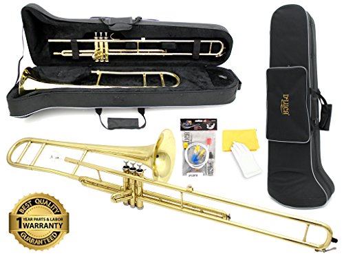 D’Luca 710L 710 Series Brass Bb Valve Trombone with 