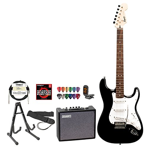 Fender Black Electric Guitar – Perfect for Beginners! 