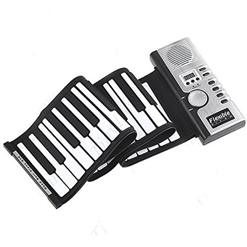 ODGear Portable Roll-Up Flexible Electronic Piano Keyboard 