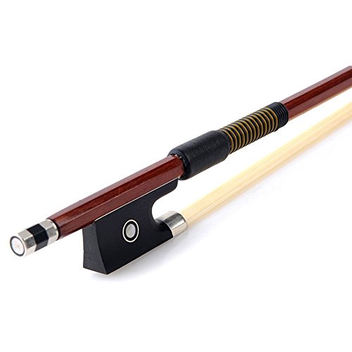 ADM 4/4 Full Size Well Balanced Brazilwood Violin Bow with 