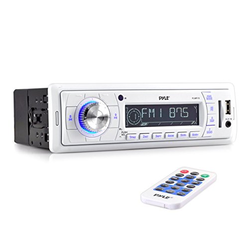 Pyle PLMR18 Stereo Radio Headunit Receiver, Aux (3.5mm) MP3 