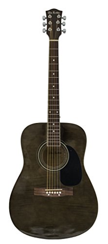 Glen Burton GA101BCO-BK Dreadnaught Acoustic Guitar with 