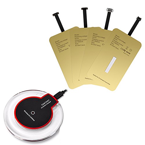 Elecasport Wireless Charger Charging Pad with 4 Charging 