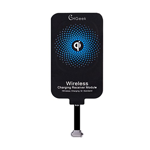 Qi Receiver Android, CHGeek Ultra Slim Micro USB Universal 