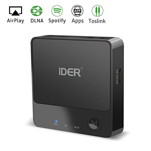 IDER Wireless Wifi & Bluetooth Audio Receiver Adapter for 