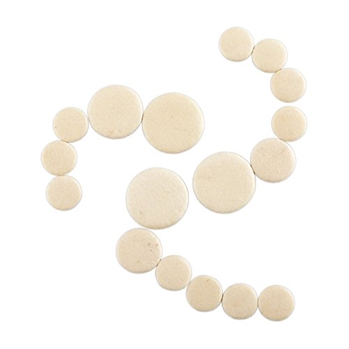 Forfar Replacement 17 Piece Clarinet Pads Musical Wind 