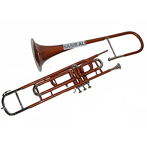 TROMBONE Bb PITCH FOR SALE COPPER LACQUER WITH HARD CASE 
