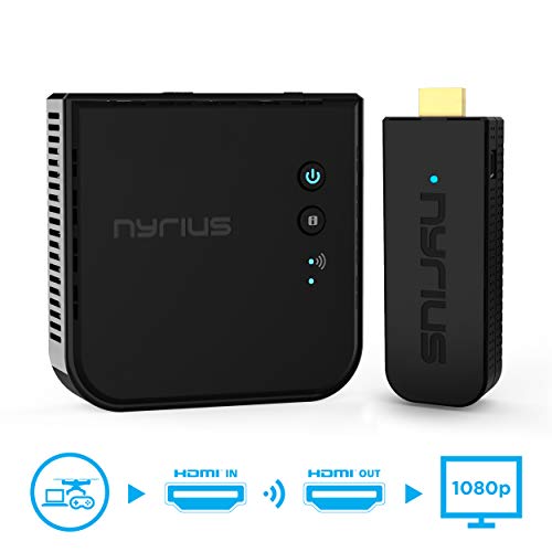 Nyrius Aries Pro Wireless HDMI Transmitter and Receiver to 