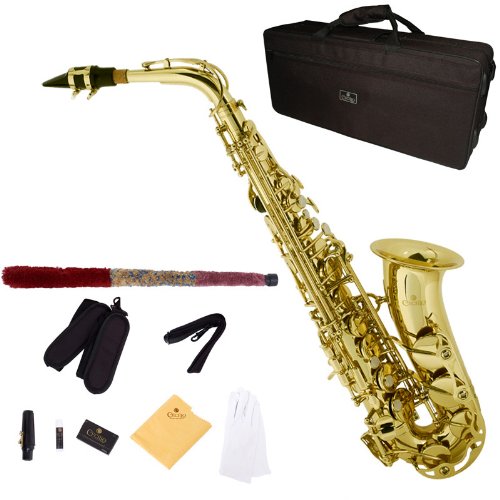 Cecilio 2Series AS-280 Lacquer Eb Alto Saxophone with 